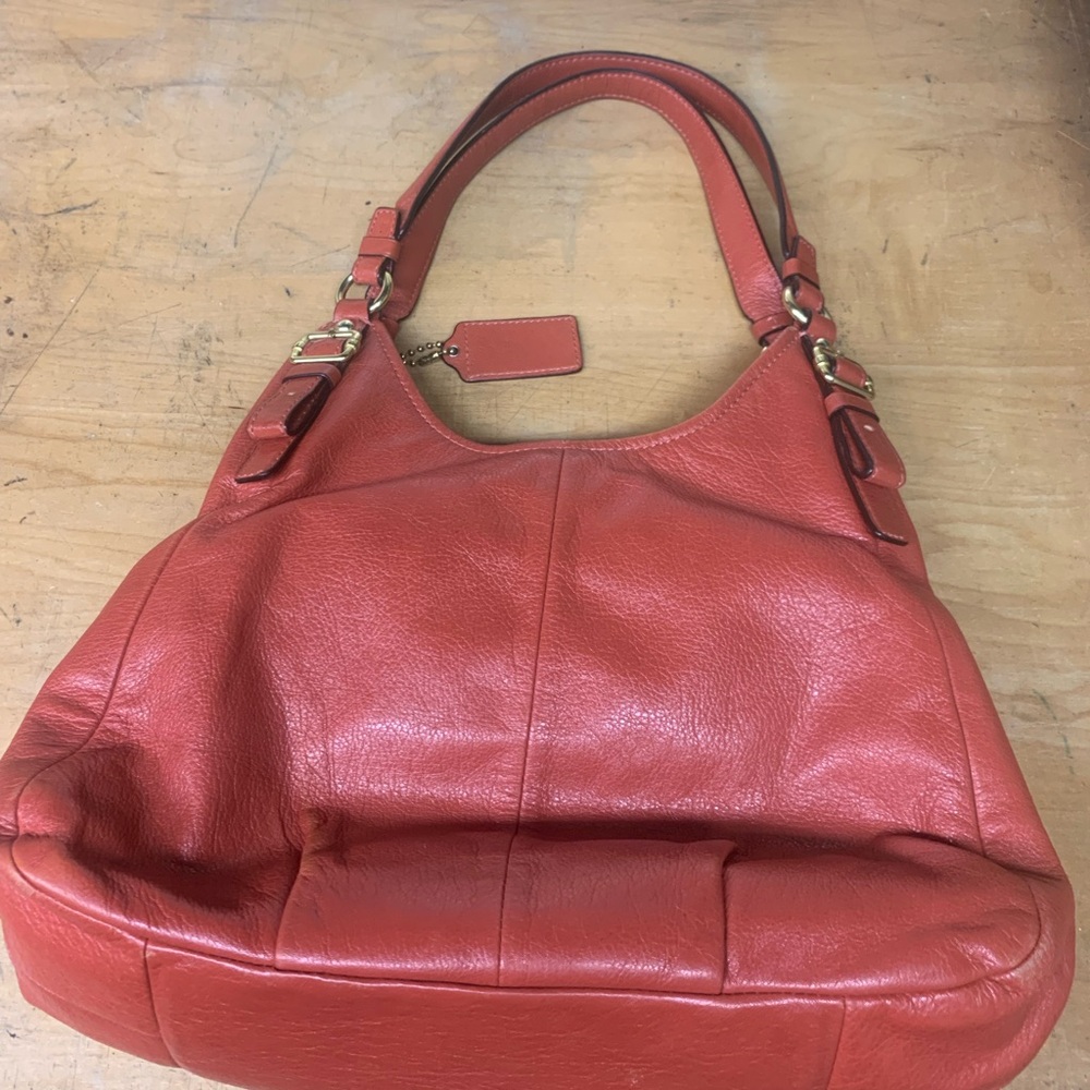 Coach purse orange - Picture 2 of 9